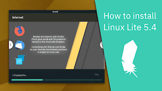 How to install Linux Lite 5.4
