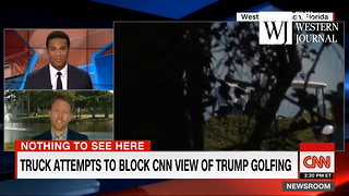 Secret Service Responds To Cnn Complaints About Truck Blocking Cameras From Filming Trump