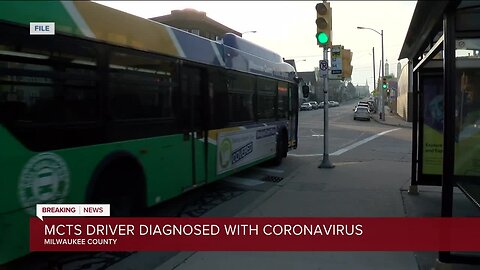 Milwaukee County Transit System bus driver tests positive for coronavirus