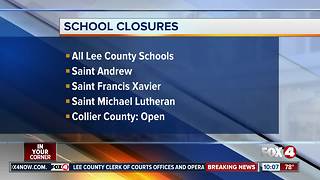 School Closures in Lee County