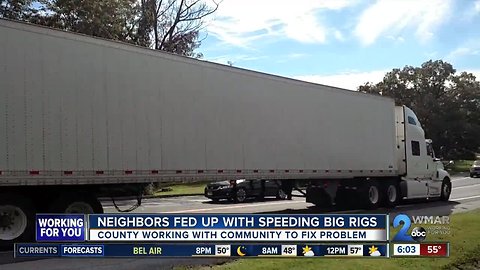 Arbutus neighbors vs. big rigs