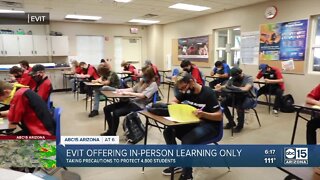 EVIT offering in-person learning only