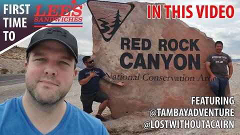 American & Filipino Travel America: First Time to Lee's Sandwiches, Las Vegas, Red Rock Canyon