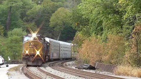 CSX X276 AutoRack Train From Harpers Ferry, West Virginia October 6, 2023
