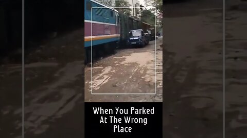 When You Parked at the Wrong Place ☹️ #shorts #Viral video