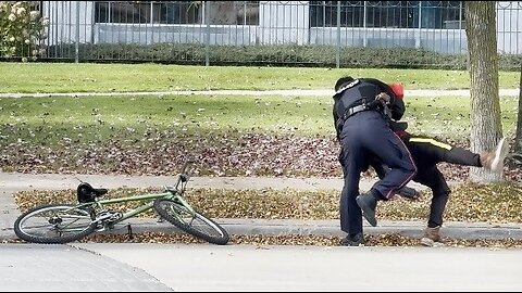 Toronto Police Arrest Man for What Appears to be Improper Bike Ridding