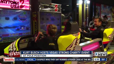 Kurt Busch hosts event at Pole Position