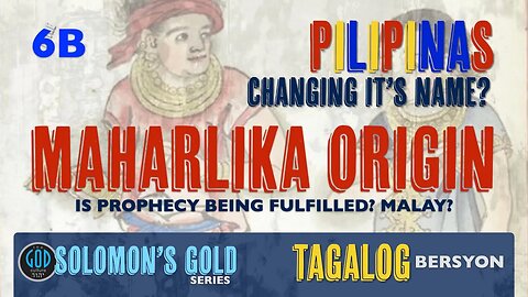 Maharlika Origin. Tagalog Bersyon. Solomon's Gold Series 6B