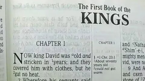 1 Kings: Chapters 01-02