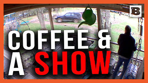 Coffee and a Show! West Virginia Man Sips Morning Joe While Police Chase Barrels Through His Yard