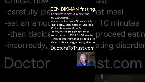 BEN BIKMAN. fasting raises your metabolic rate