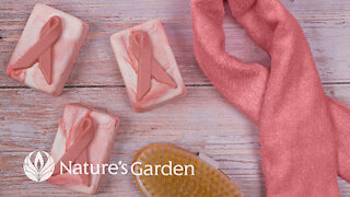 Learn How to Create a Breast Cancer Awareness CP Soap With the Natures Garden Creative Team