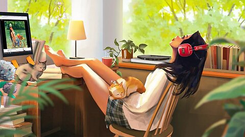 Chill vibes 🌱 Positive music to start your Good Day ~ Chill lofi mix | Relax, Work, Sleep