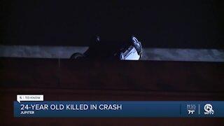 24-year-old Jupiter man killed in crash along I-95