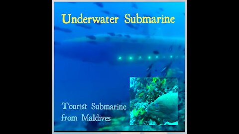 Underwater tourist submarine.