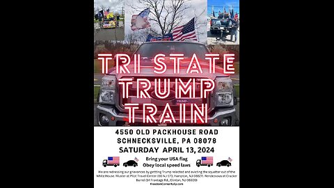 Long Island to Pennsylvania Trump Rally April 13, 2024 #UCNYNEWS