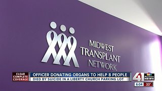 Officer donates organs to help eight people