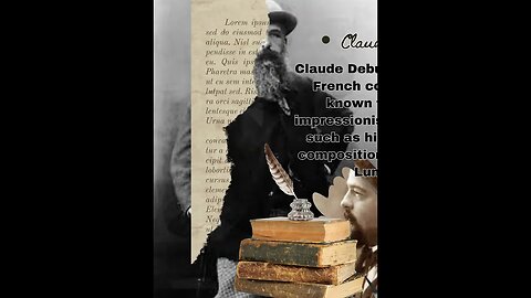 Famous people named Claude - Claude Monet, Claude Debussy, Claude Shannon