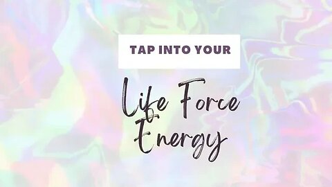 Tapping into your life force energy within ✨️💫