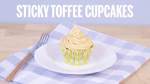 Sticky Toffee Cupcakes - Easy Cooking