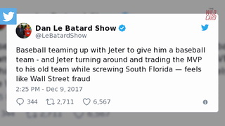 People Are Furious With Derek Jeter Over Giancarlo Stanton Trade