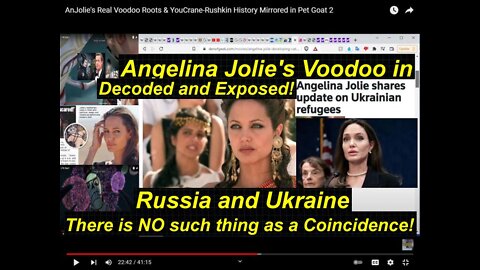 Angelina Jolies's Real Voodoo & Ukraine-Russia History Mirrored in Pet Goat 2 [07.03.2022]