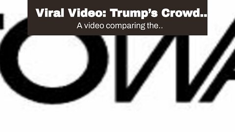 Viral Video: Trump’s Crowd Dwarfs Biden’s Turnout In Same Pennsylvania Town