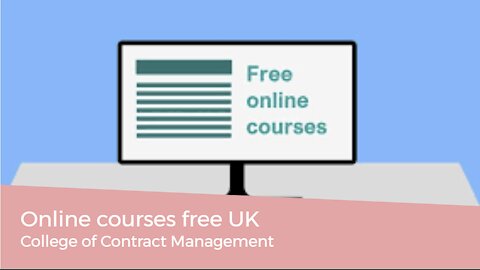Online courses free in UK