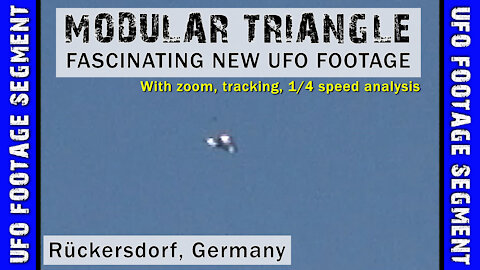 UFO SIGHTING VIDEO • Another Modular UFO • Rückersdorf DE
