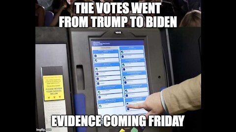 Mike Lindell says this Friday he is delivering all the vote machines evidence to the American people