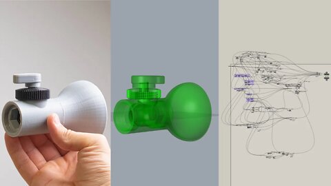 Node based CAD || Ball Valve