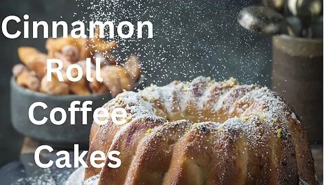 Easy Cinnamon Roll Coffee Cakes in Under an Hour! Let's Bake Together! #cinnamon #coffeecake #roll