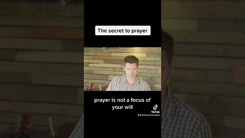 The secret to prayer #shorts #short #shortsvideo #shortsfeed #reels