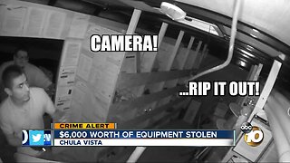 $6,000 worth of construction equipment stolen