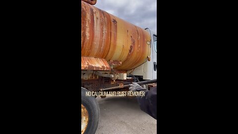 Timelapse Calcium Removal on Water Truck CITY RESTORE