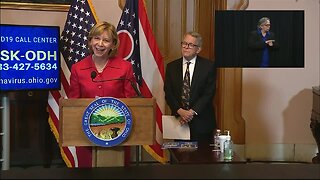Gov. Mike DeWine, health director Dr. Amy Acton give daily briefing on COVID-19