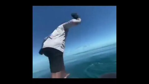 Angler Drops Fishing Rod In Water But They Get It Back!