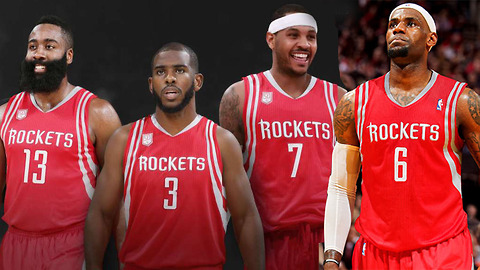LeBron James & Carmelo Anthony SECRETLY Planning to Join the Rockets!!?