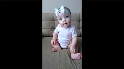 Cutest baby ever loves her music - Watch her dance!