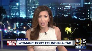 PD: Woman found dead in car in Phoenix