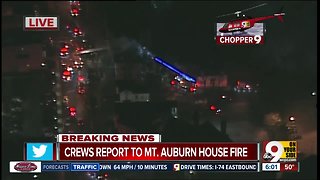 Crews respond to Mount Auburn fire