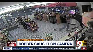 Suspected Speedway robber caught on camera