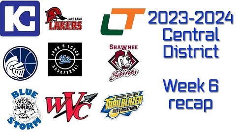 2023-2024 NJCAA Central District week 6 recap