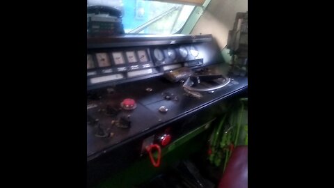 What does a locomotive / train look like inside / in the cockpit