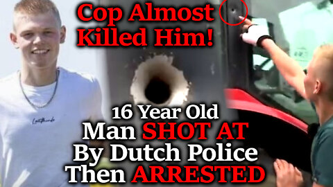 Dutch Cop Shoots Live Round Right At Head Of 16 YO Jouke, Narrowly Survives