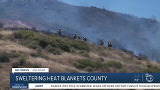 Sweltering heat blankets county