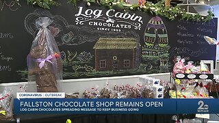 Fallston chocolate shop: We're still open