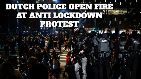 Rotterdam Police Open Fire Injuring Two Protesters During Anti Lockdown Protests