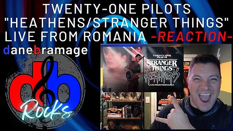 Twenty One Pilots "Heathens//Stranger Things" 🇺🇸 (Live from Romania) | DaneBramage Rocks Reaction