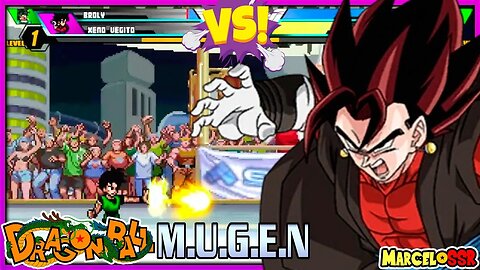 Broly & Xeno Vegetto Vs. Gohan & Vegeta SSJ Blue - Dragon Ball M.U.G.E.N